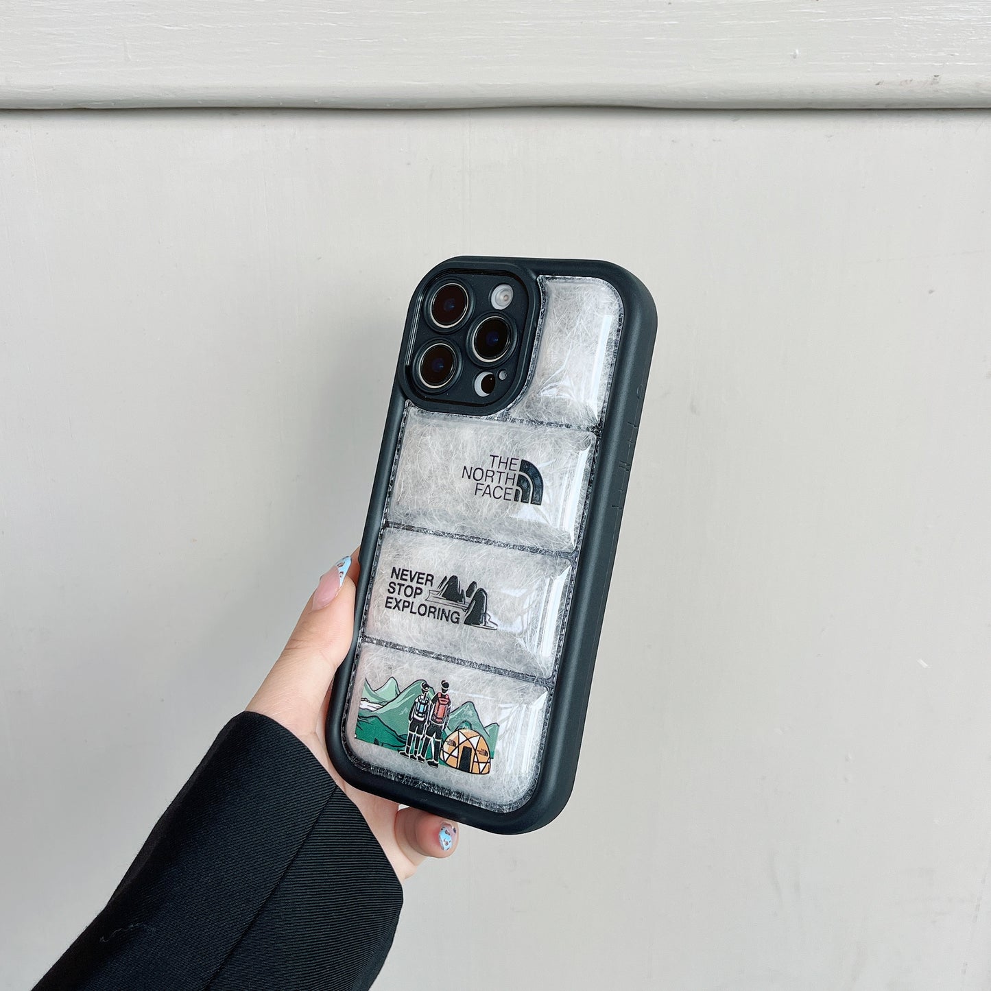 The NF iPhone Case Puffer Black-ZYR241102