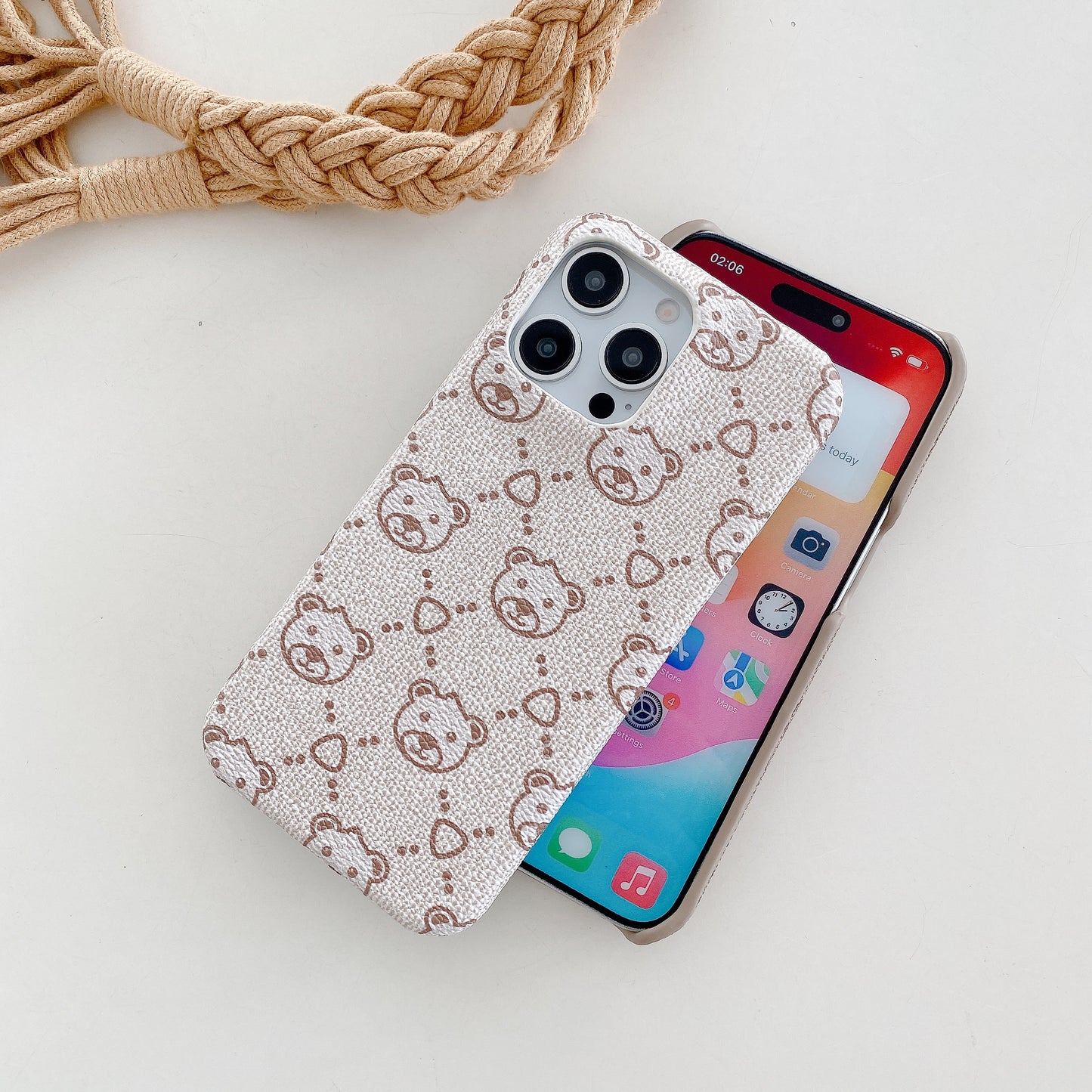Bear Fabric iPhone Case