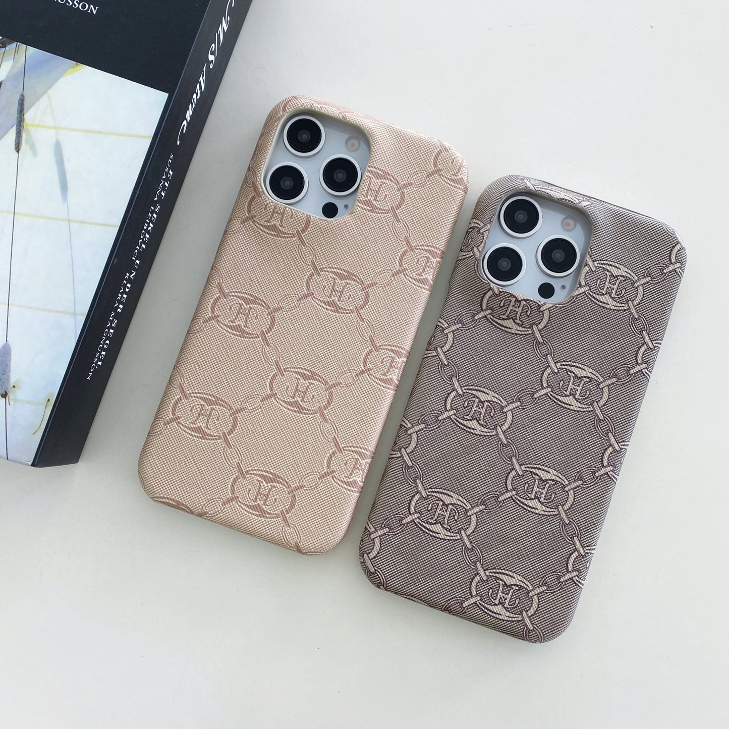 Leather H iPhone Case