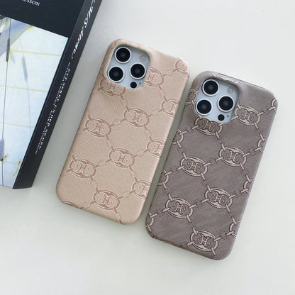 Leather H iPhone Case