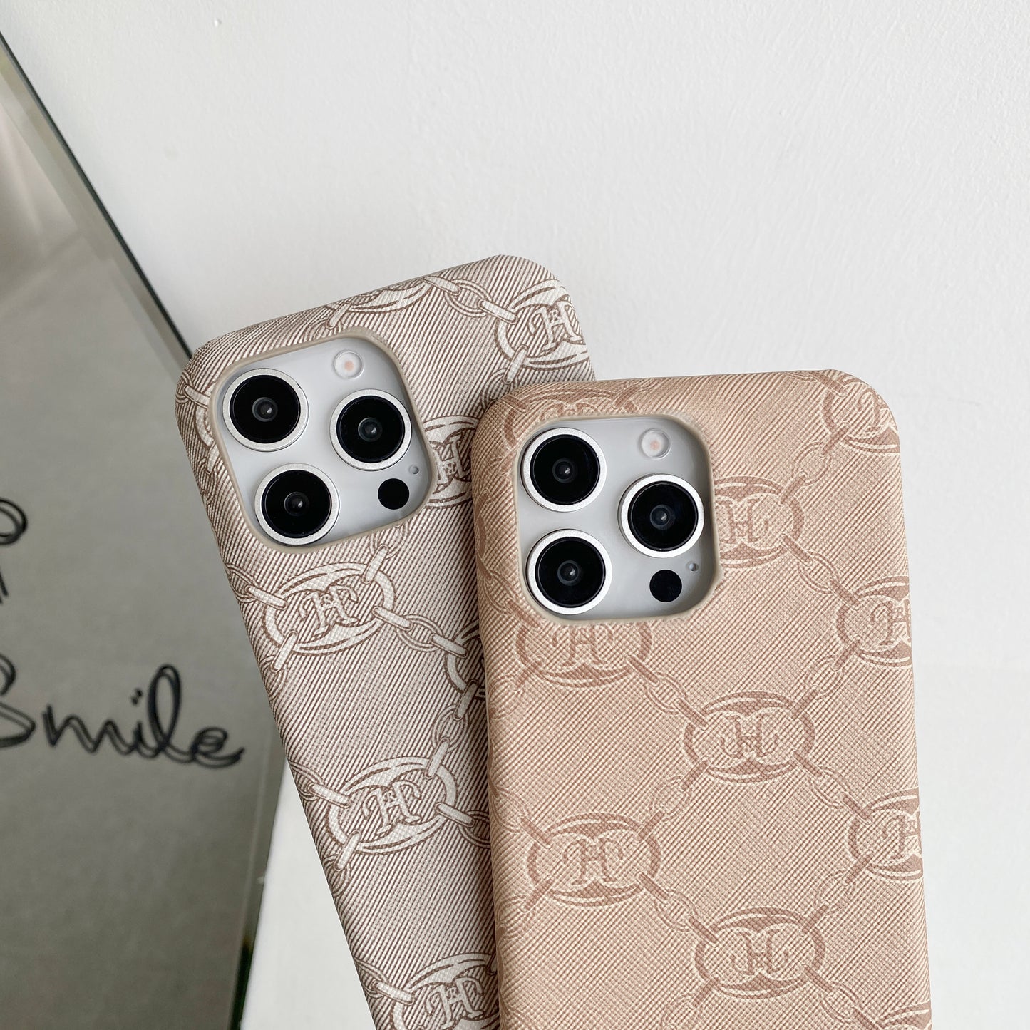 Leather H iPhone Case