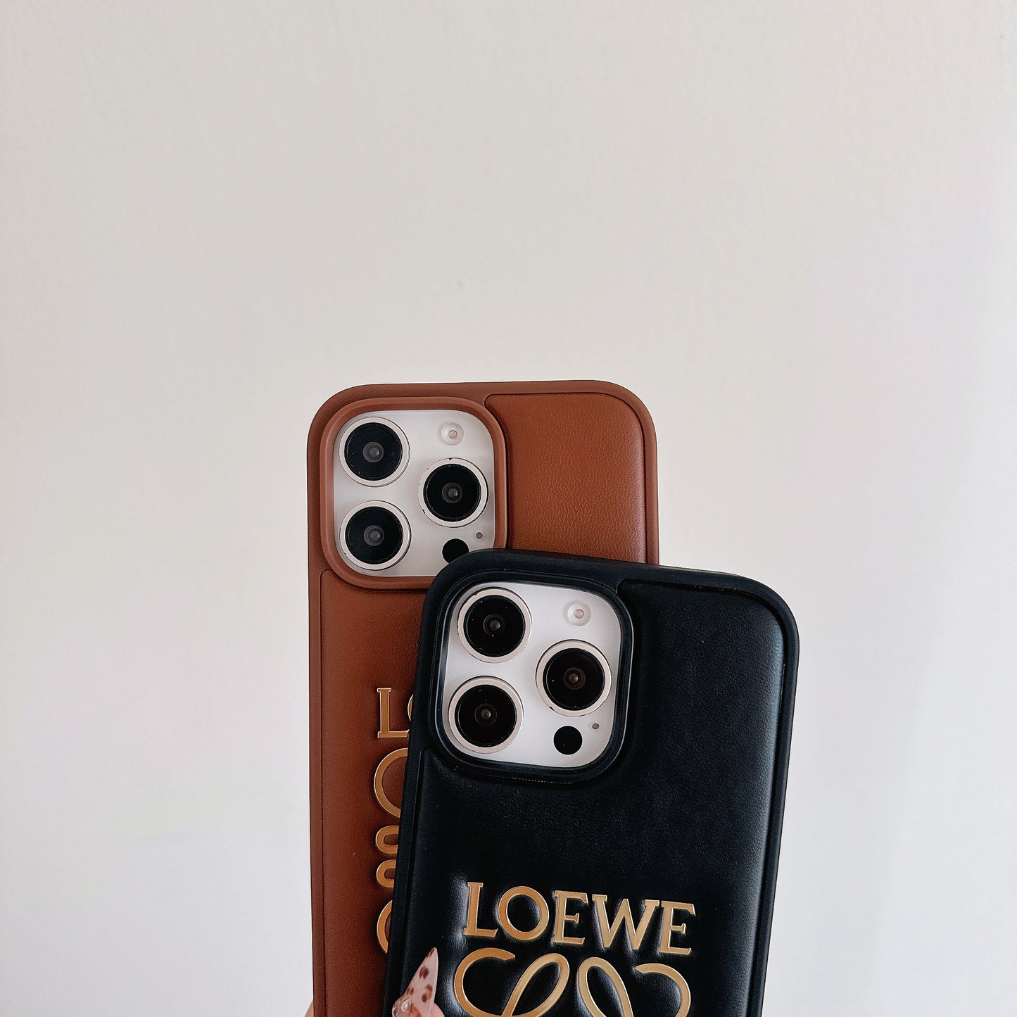 Leather LE iPhone Case Brown-JSP251510