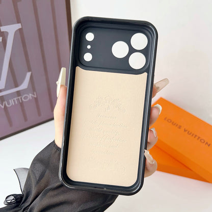 Premium Leather Monogram iPhone Case （Magsafe） For iPhone 17 Series-CYLV017