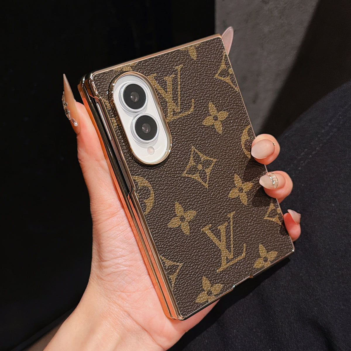 Elegant Monogram Samsung Galaxy Z Fold Series Case-CYLV205