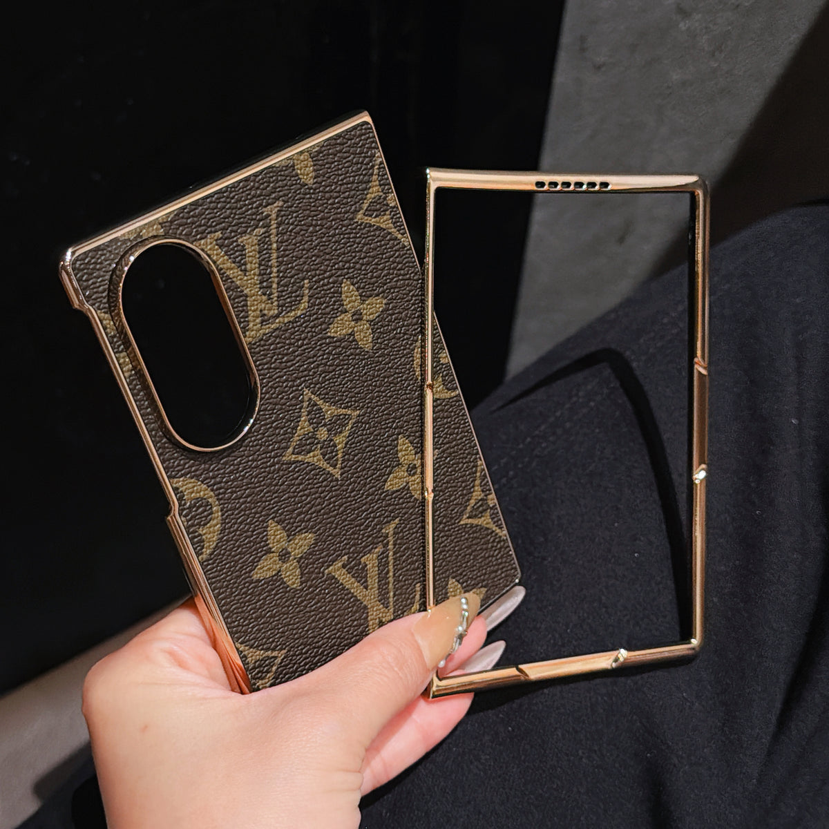 Elegant Monogram Samsung Galaxy Z Fold Series Case-CYLV205