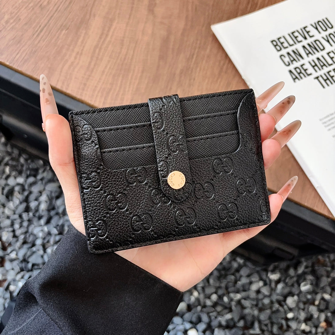 Premium Leather GG  Card Wallet-CYGG195