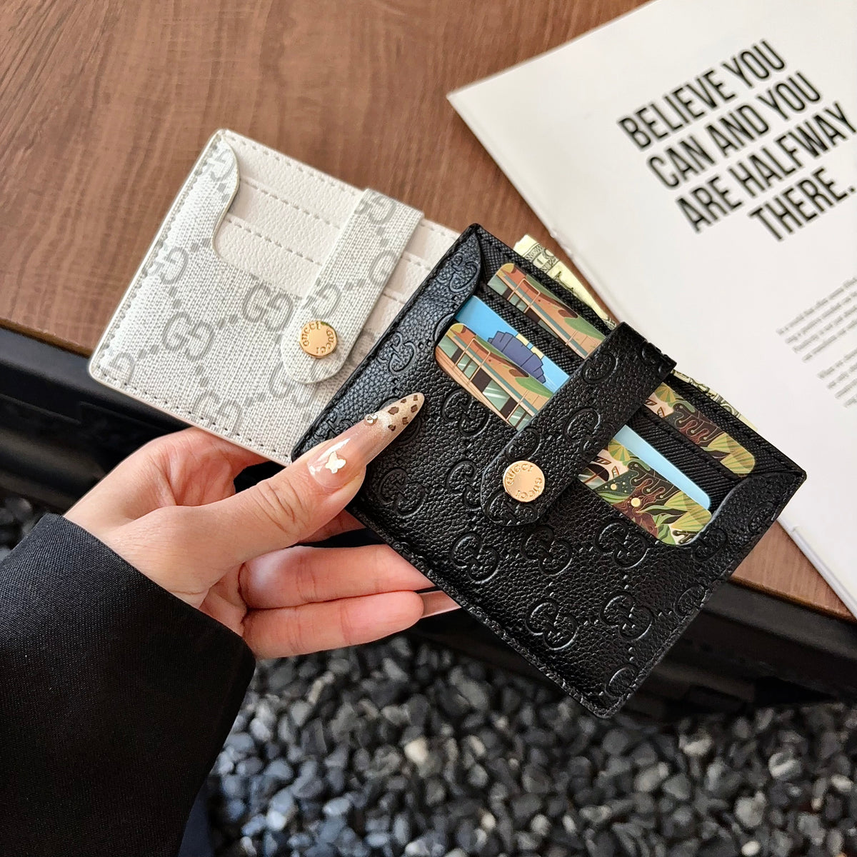 Premium Leather GG  Card Wallet-CYGG195
