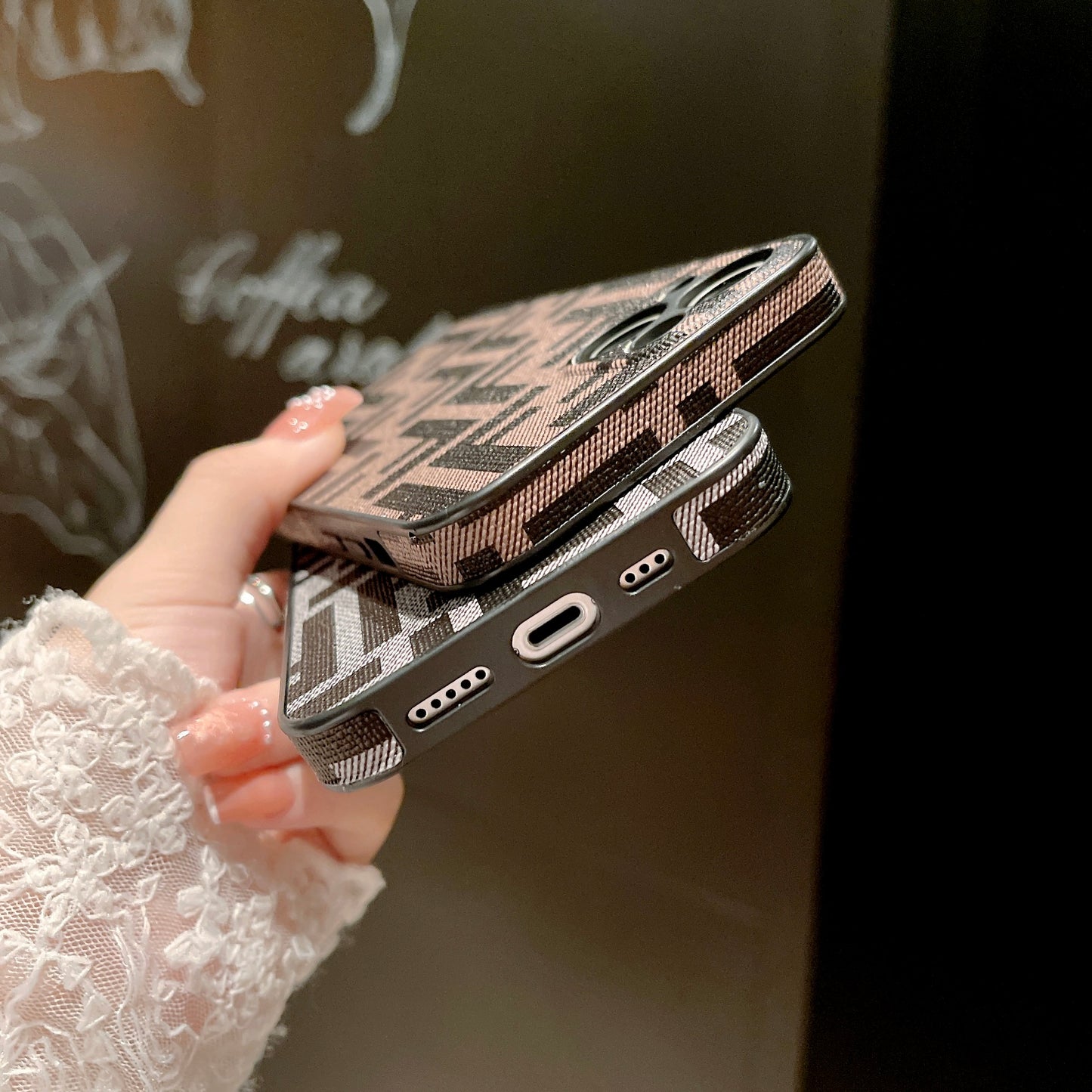 FD iPhone Case With Brown-QBK251025