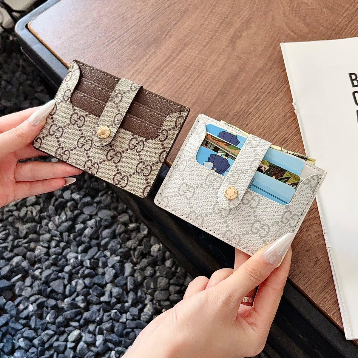 Premium Leather GG  Card Wallet-CYGG195
