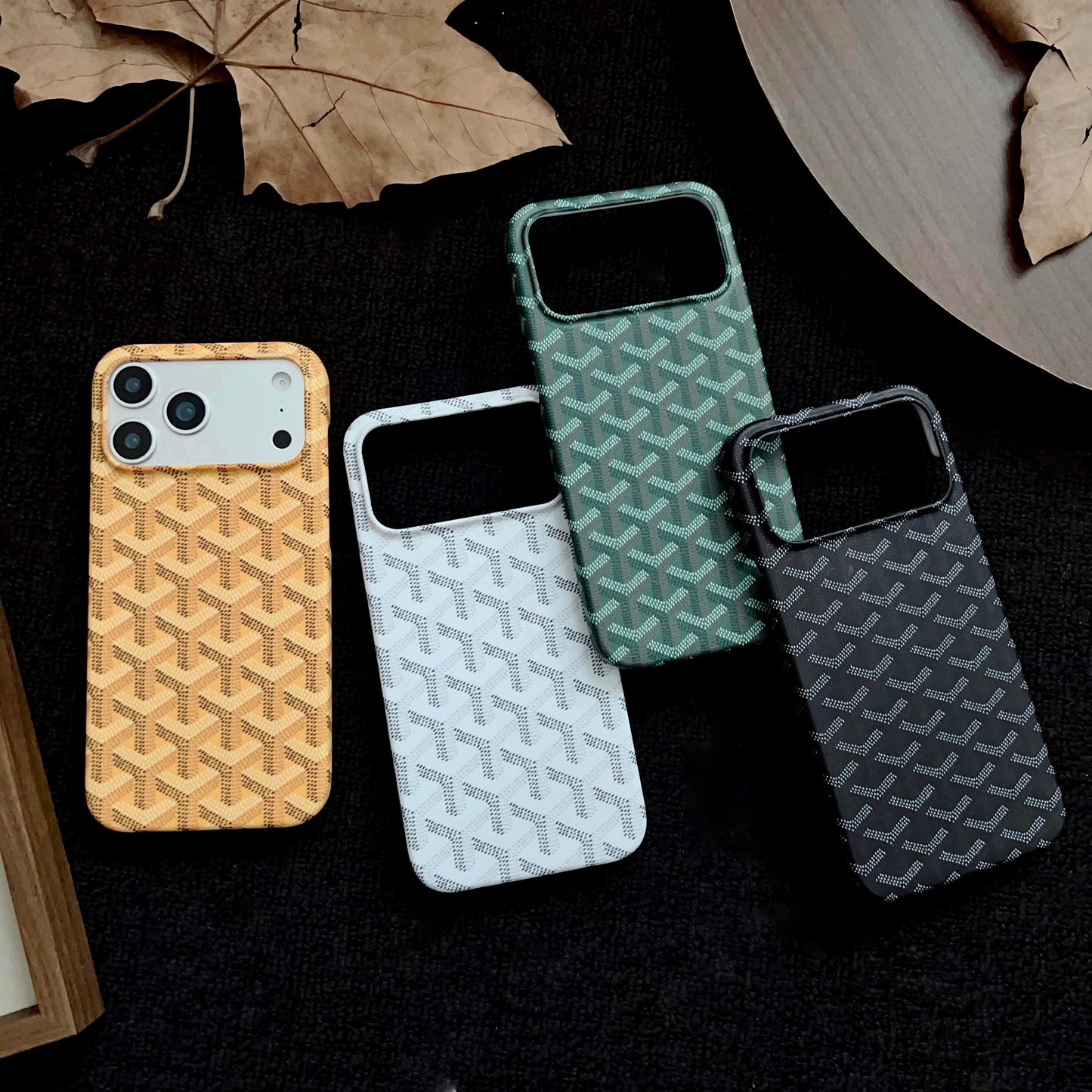 Elegant GD iPhone Case Black For iPhone 17 Series-CYGD011