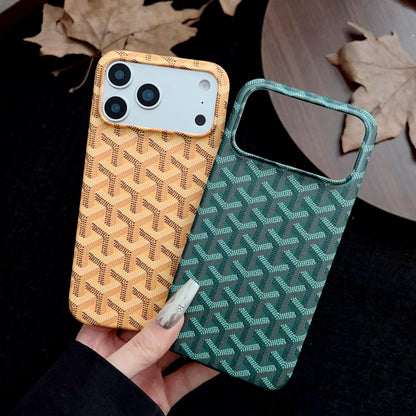 Elegant GD iPhone Case Green For iPhone 17 Series-CYGD012