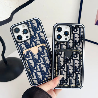 Fabrics CD iPhone Case With Card Holder -CFK251217