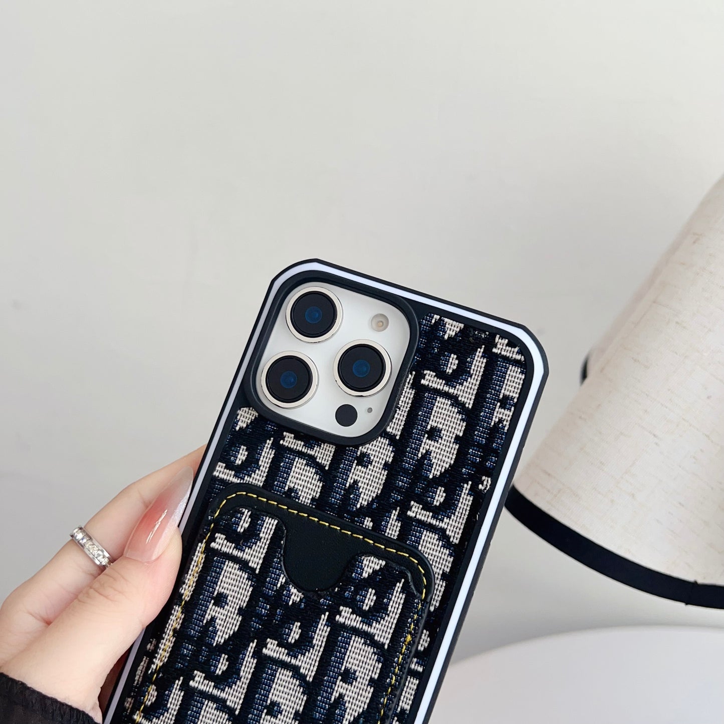 Fabrics CD iPhone Case With Card Holder -CFK251217