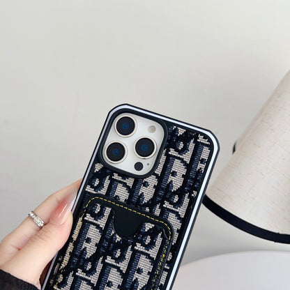 Fabrics CD iPhone Case With Card Holder -CFK251217