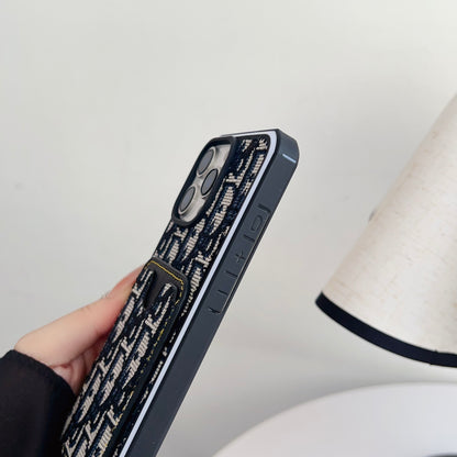 Fabrics CD iPhone Case With Card Holder -CFK251217