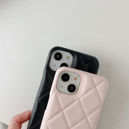 Classic Leather CC iPhone Case Pink -ZKK251023