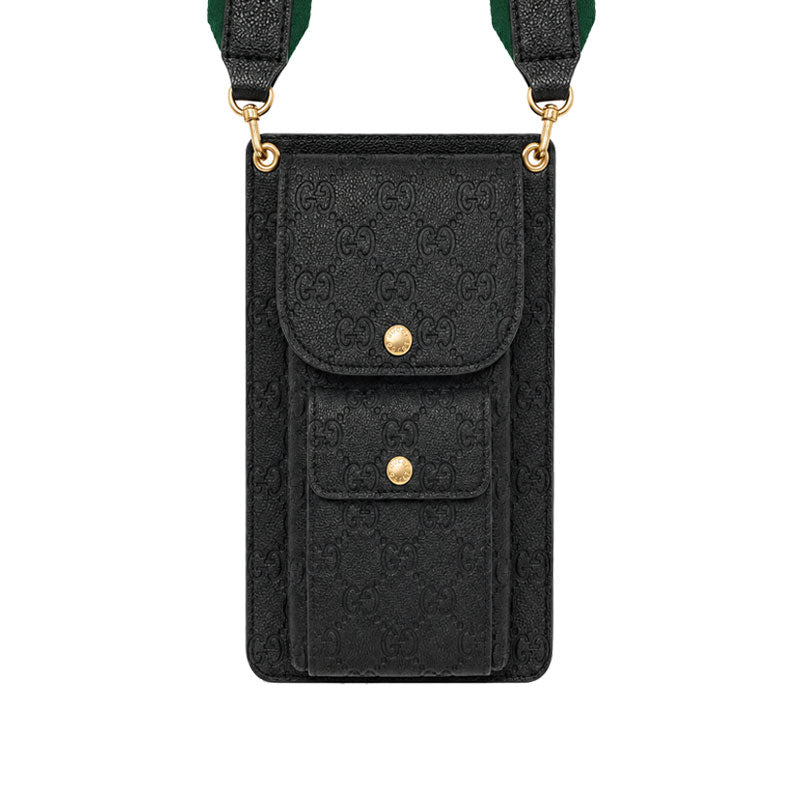 Premium Leather GG Crossbody Phone Bag-CYGG203