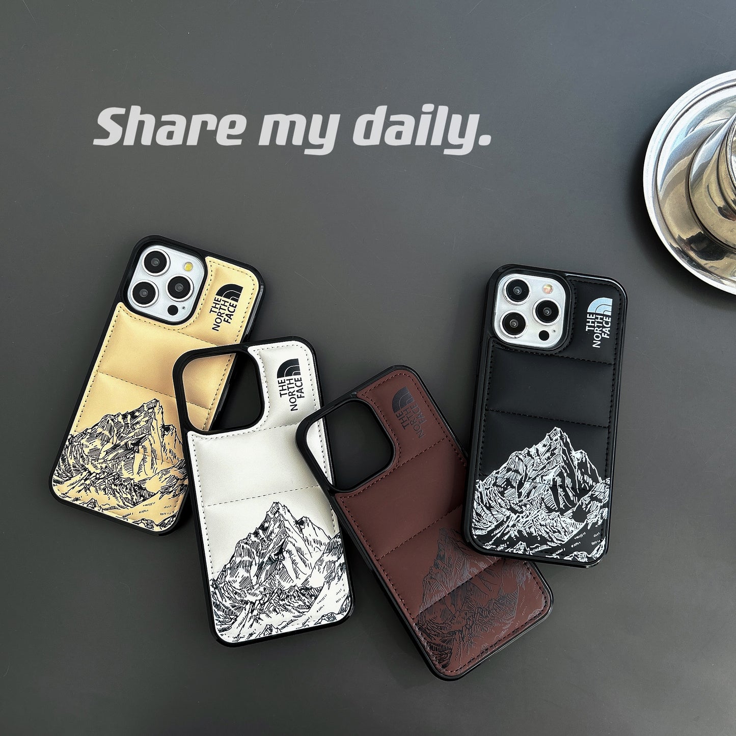 Snow Mountain The NF iPhone Case Black-XSK241015