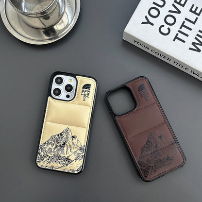 Snow Mountain The NF iPhone Case Brown-XSK241015