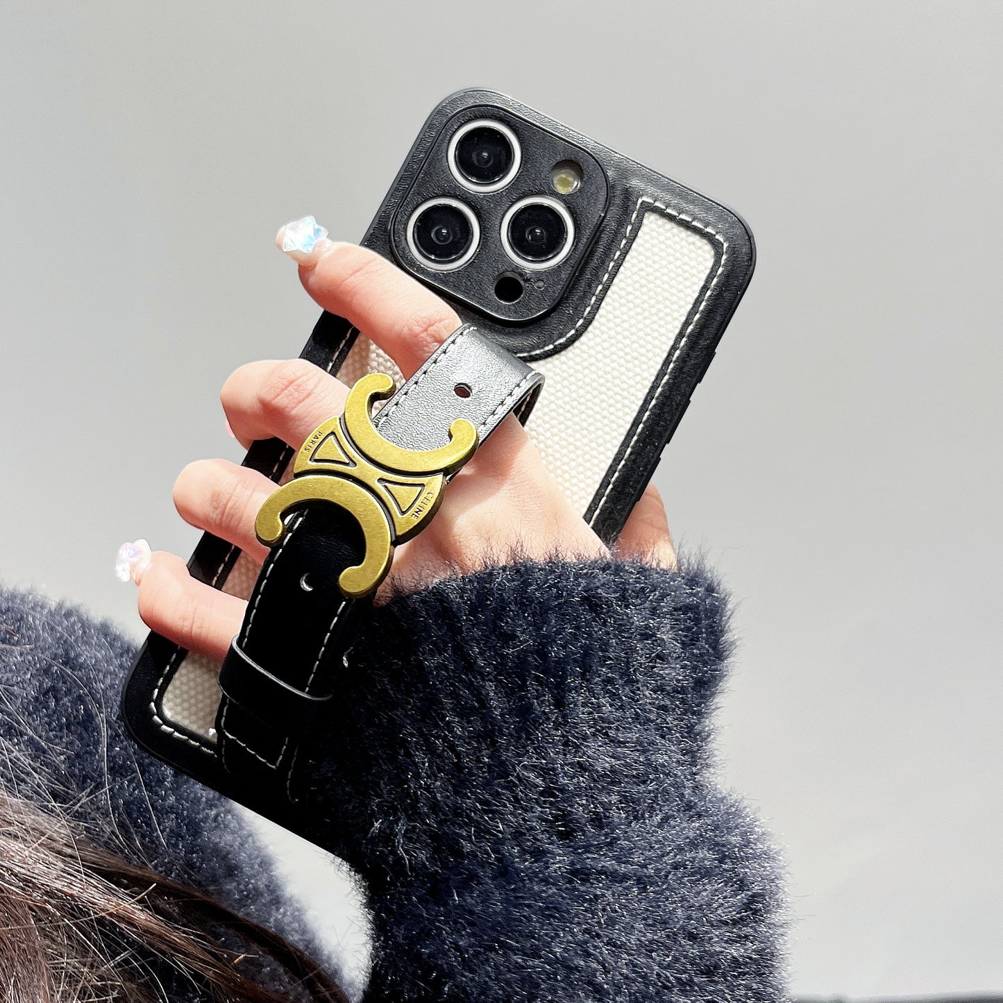 CL iPhone Case With Holder Black-SW241356