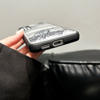 Snow Mountain Puffer TNF Samsung Galaxy S Series Case Gray -XSK251436