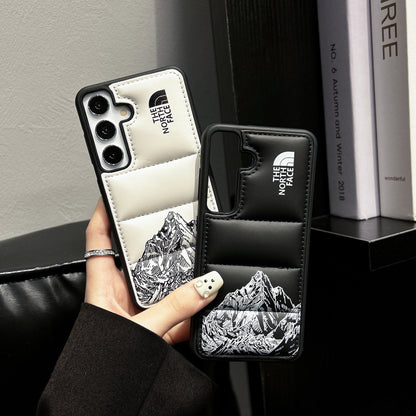 Snow Mountain Puffer TNF Samsung Galaxy S Series Case Gray -XSK251436