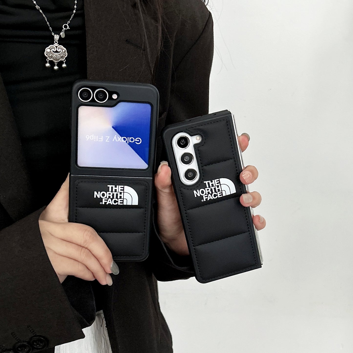 Puffer Samsung Galaxy Z Flod Series Case  Black -HZP251605