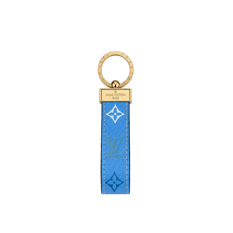 Monogram Colored Leather Key Strap-CYLV185