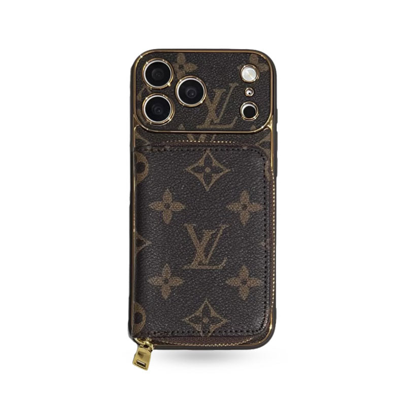 High-quality  Monogram iPhone Case With Wallet  For iPhone 17 Series-CYLV146