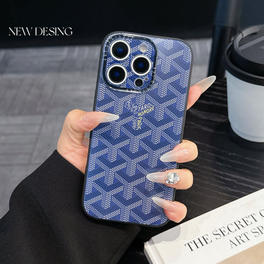 GD iPhone Case With Lens Protection Blue-GTM250621