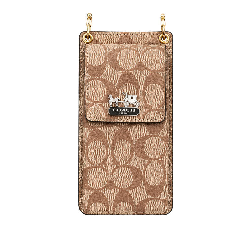 Elegant Leather CH iPhone Case With Wallet And Crossbody Strap For iPhone 17 Series-CYCH177
