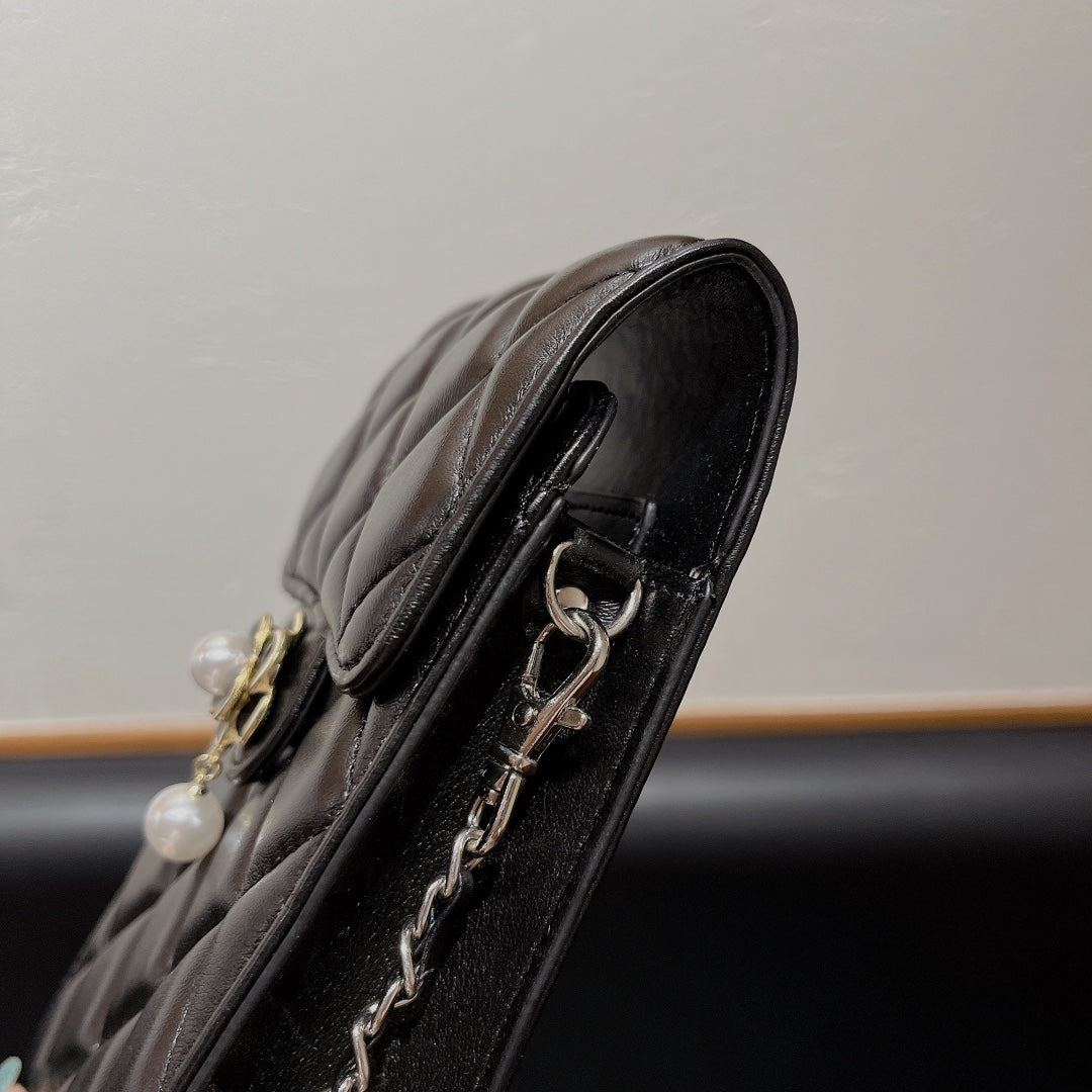 Premium Leather CC Crossbody Phone Bag-CYCC161