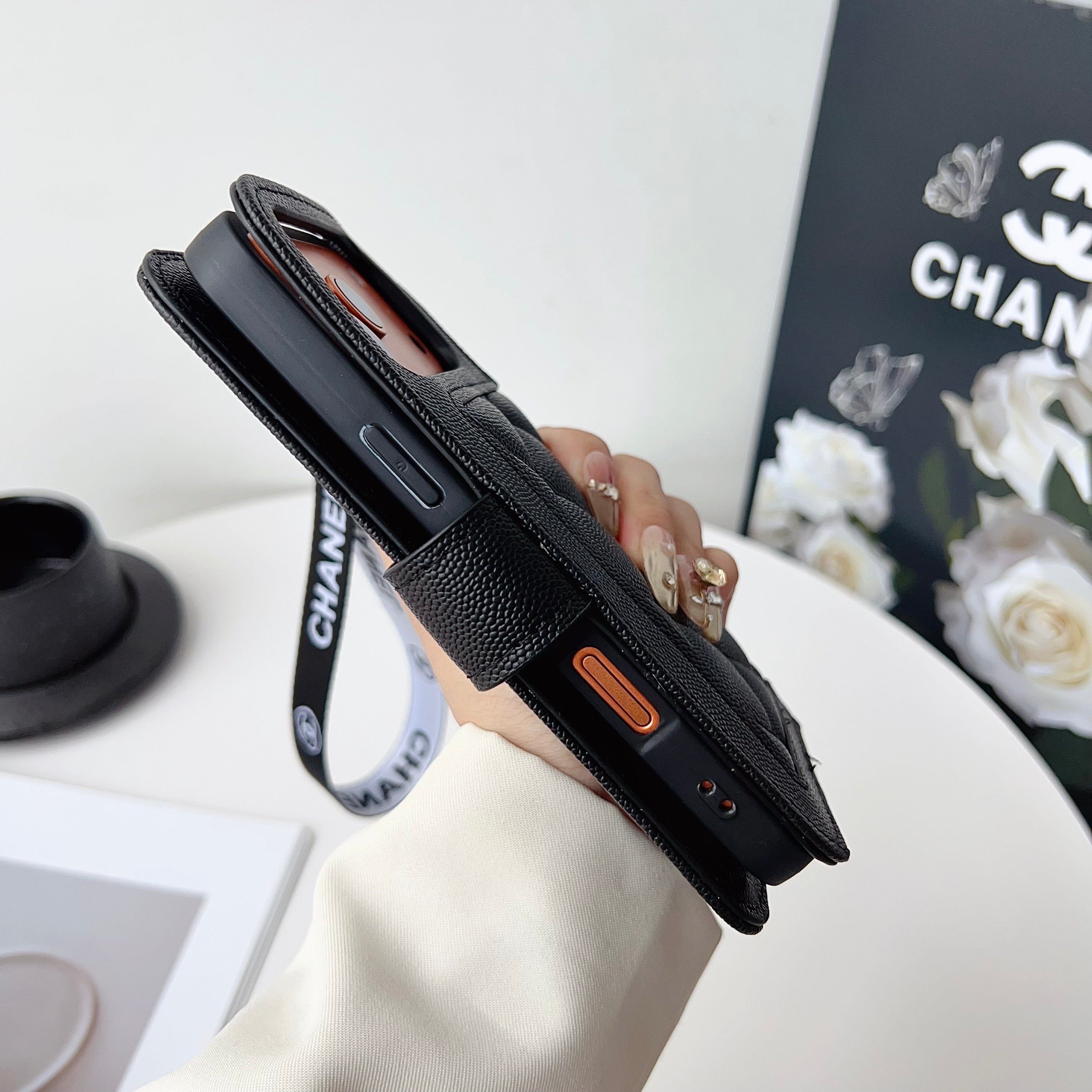 Premium Leather CC iPhone Case With Flip Wallet  -CYCC164