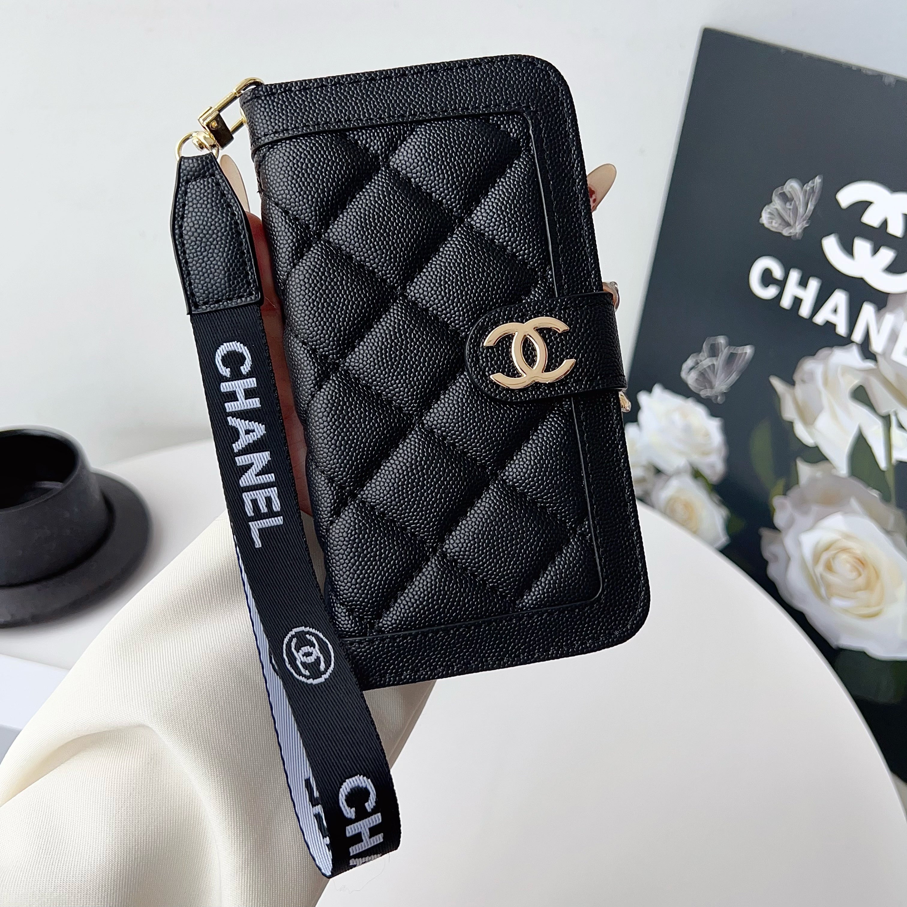 Premium Leather CC iPhone Case With Flip Wallet  -CYCC164