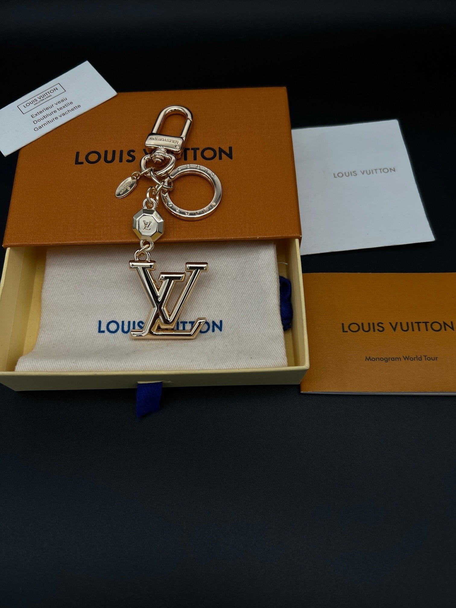 Monogram Keychain Pendant-CYLV180