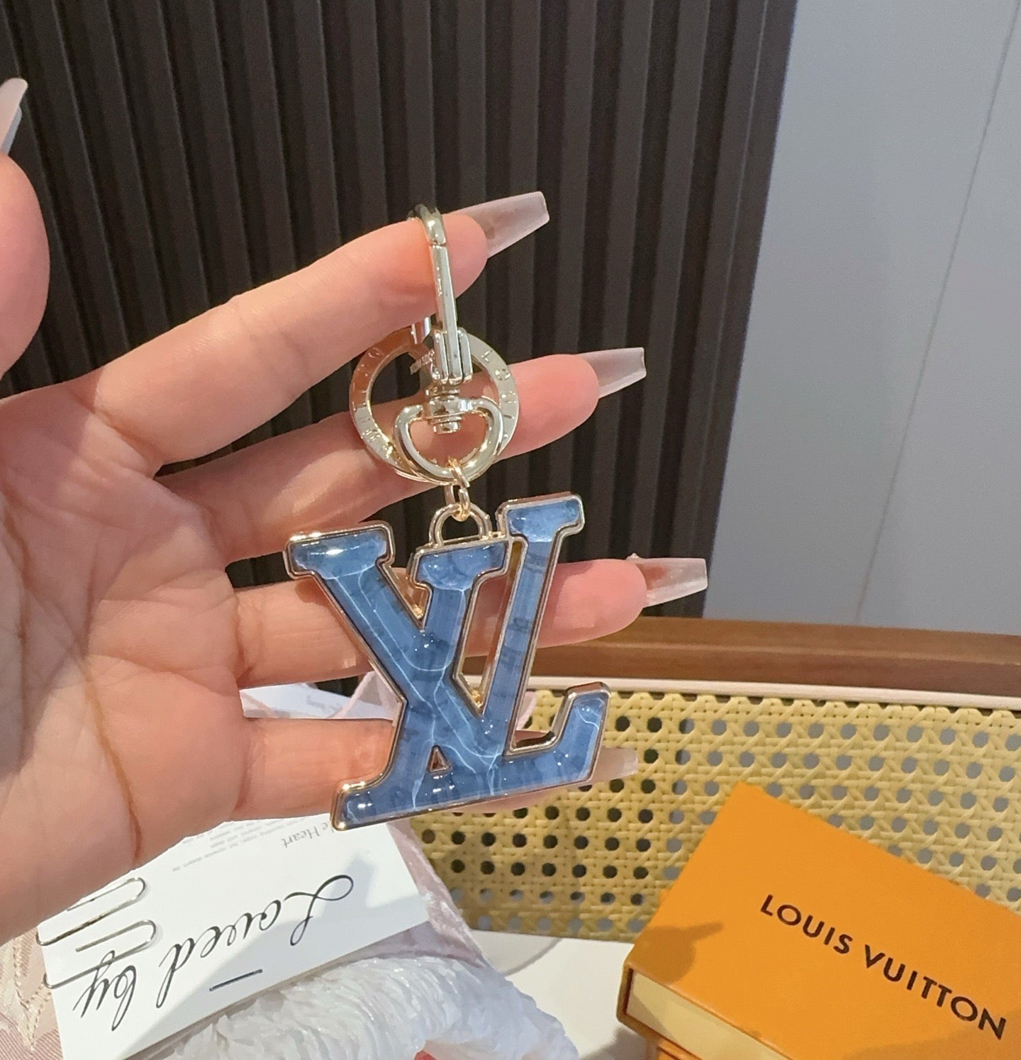 Monogram  Key Ring Charm-CYLV181