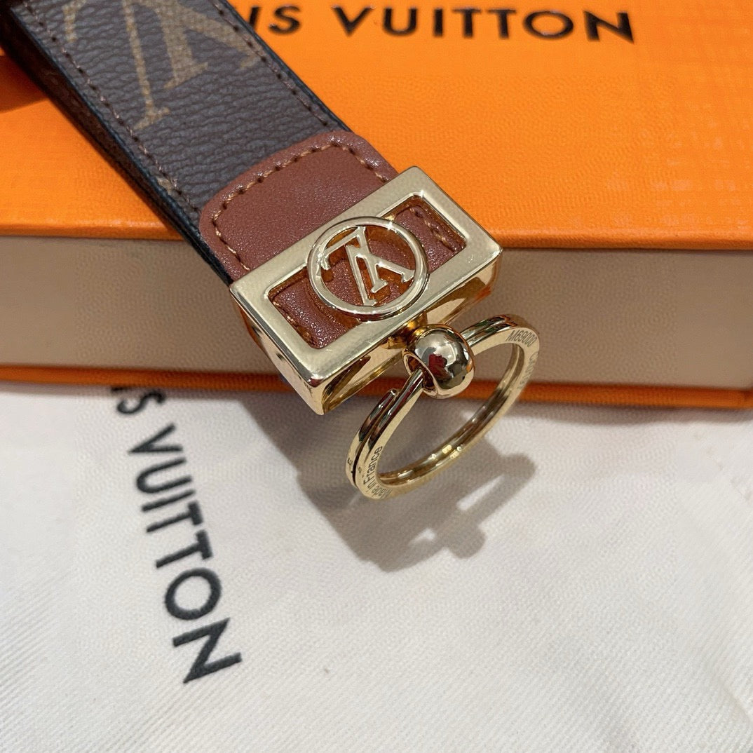 Monogram Classic Pattern Wrist Keychain-CYLV183