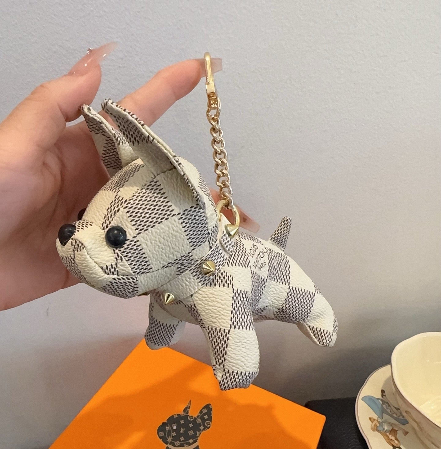 Checkered  Doll Pendant-CY187