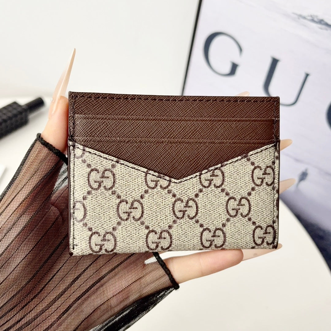High-quality  Leather GG  Card Wallet-CYGG198