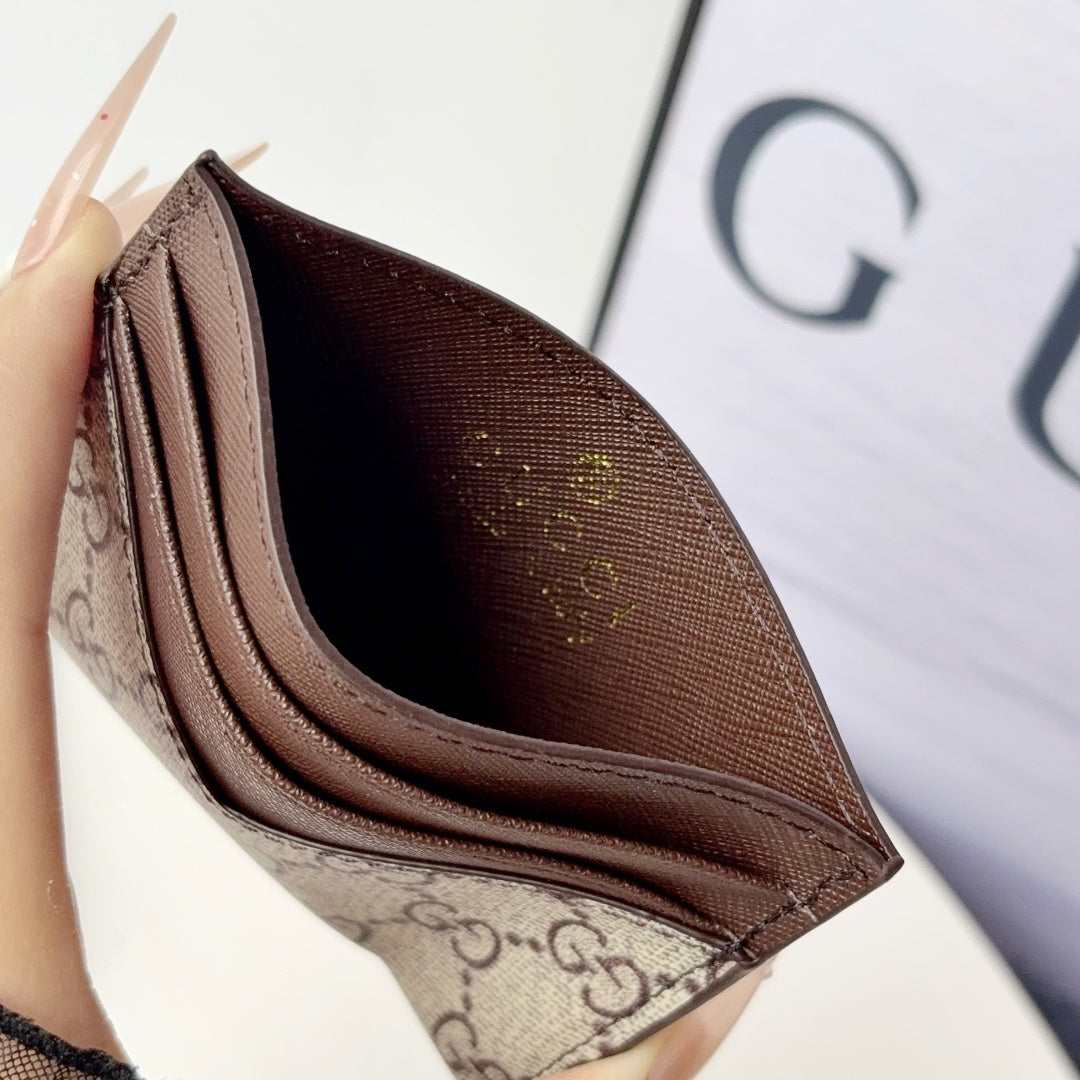 High-quality  Leather GG  Card Wallet-CYGG198