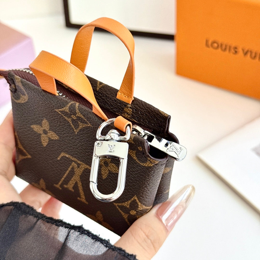 Elegant Leather Monogram AirPods Cases -CYLV224