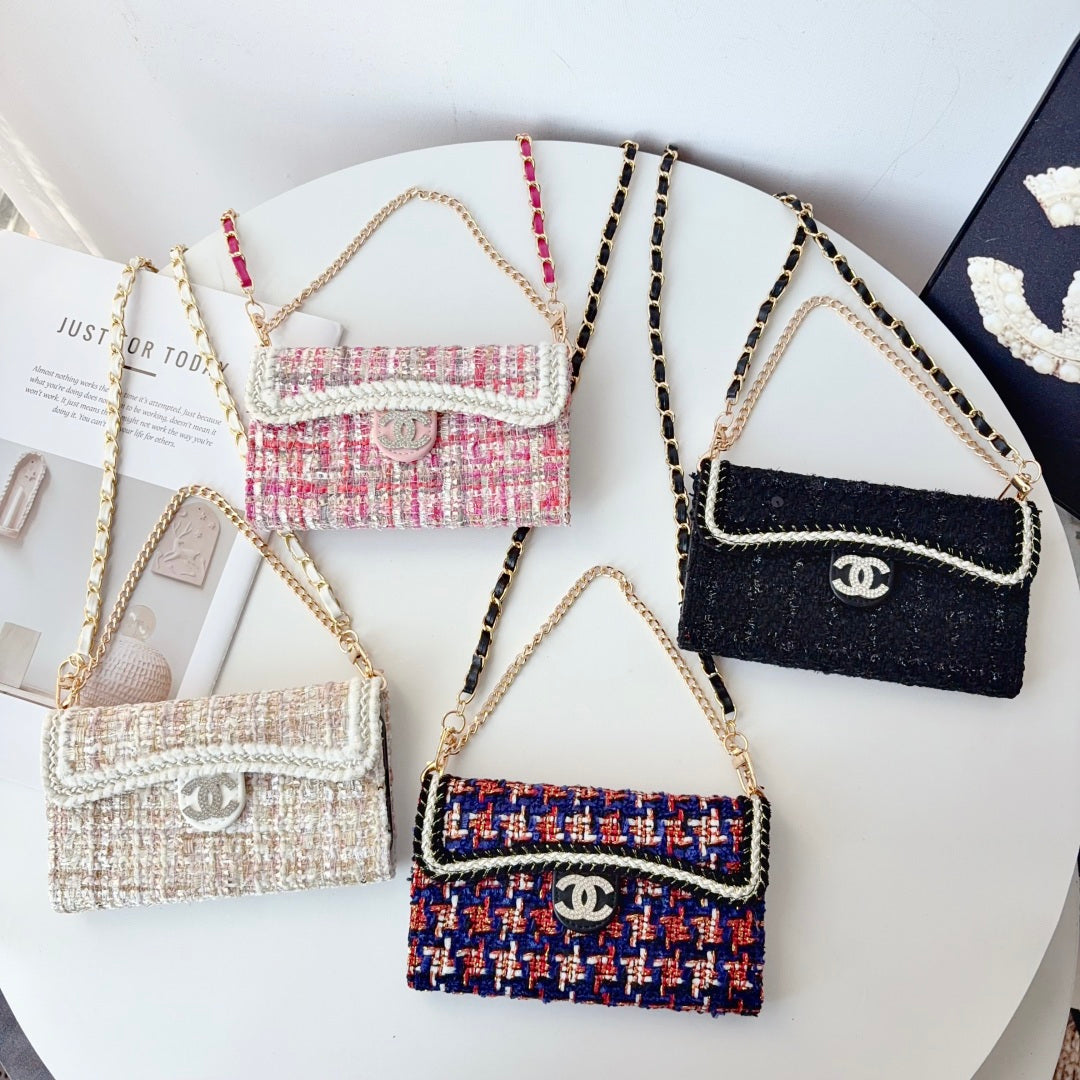 High-quality  CC iPhone Case With Flip Wallet And Crossbody Strap-CYCC226