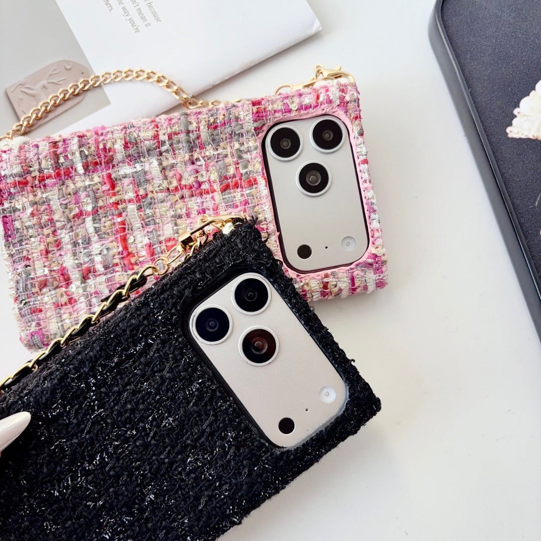 High-quality  CC iPhone Case With Flip Wallet And Crossbody Strap-CYCC226